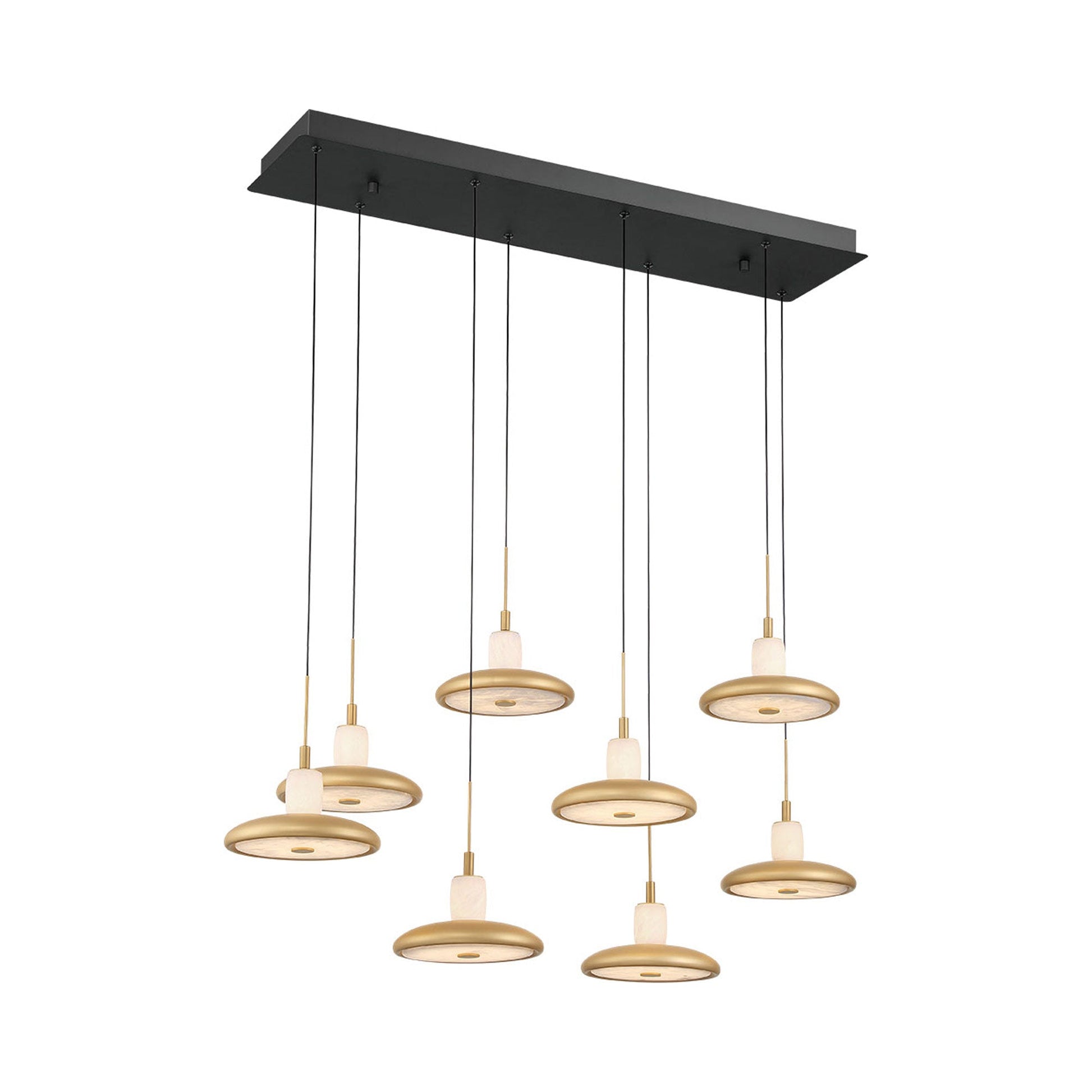 Mantova Rectangular LED Chandelier.