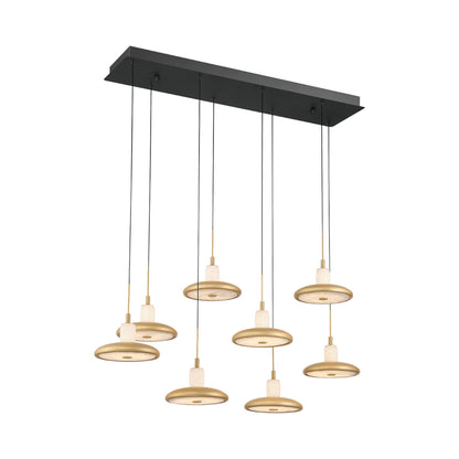 Mantova Rectangular LED Chandelier.