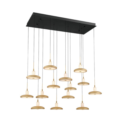 Mantova Rectangular LED Chandelier in Detail.