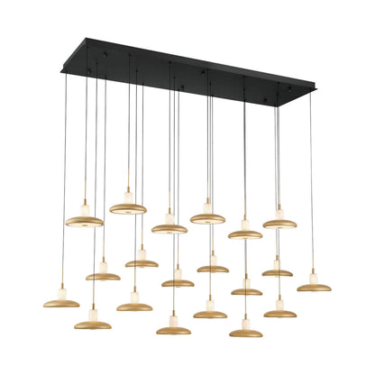 Mantova Rectangular LED Chandelier in Detail.