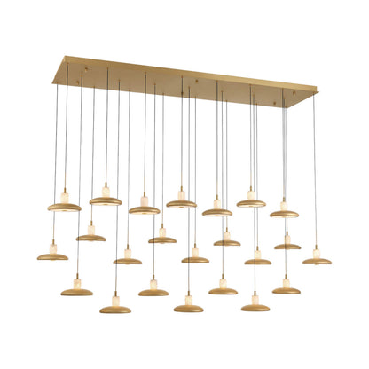 Mantova Rectangular LED Chandelier in Detail.
