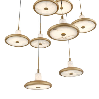 Mantova Rectangular LED Chandelier in Detail.