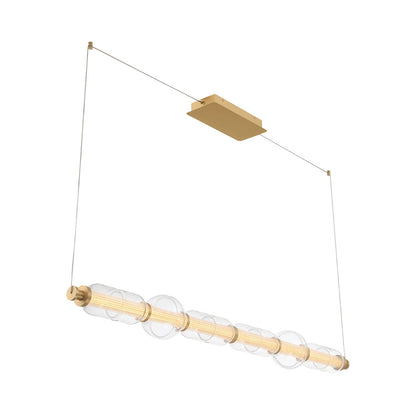 Milazzo Linear LED Chandelier in Detail.