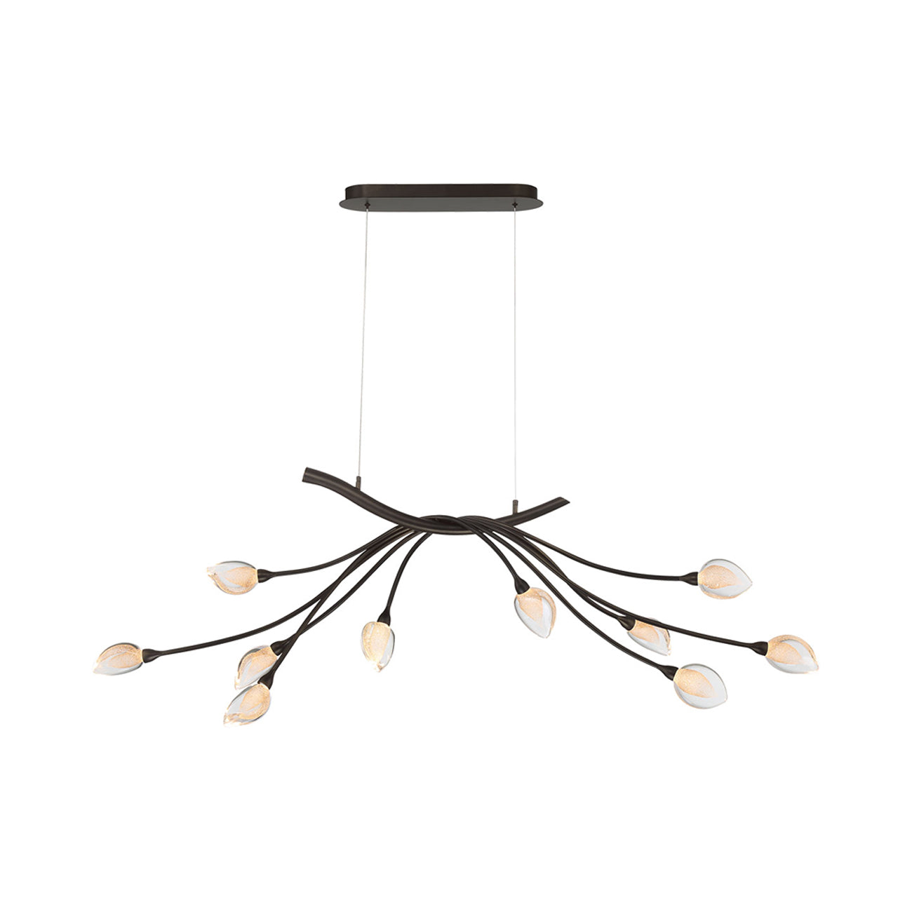 Modena Oval LED Chandelier (10-Light).