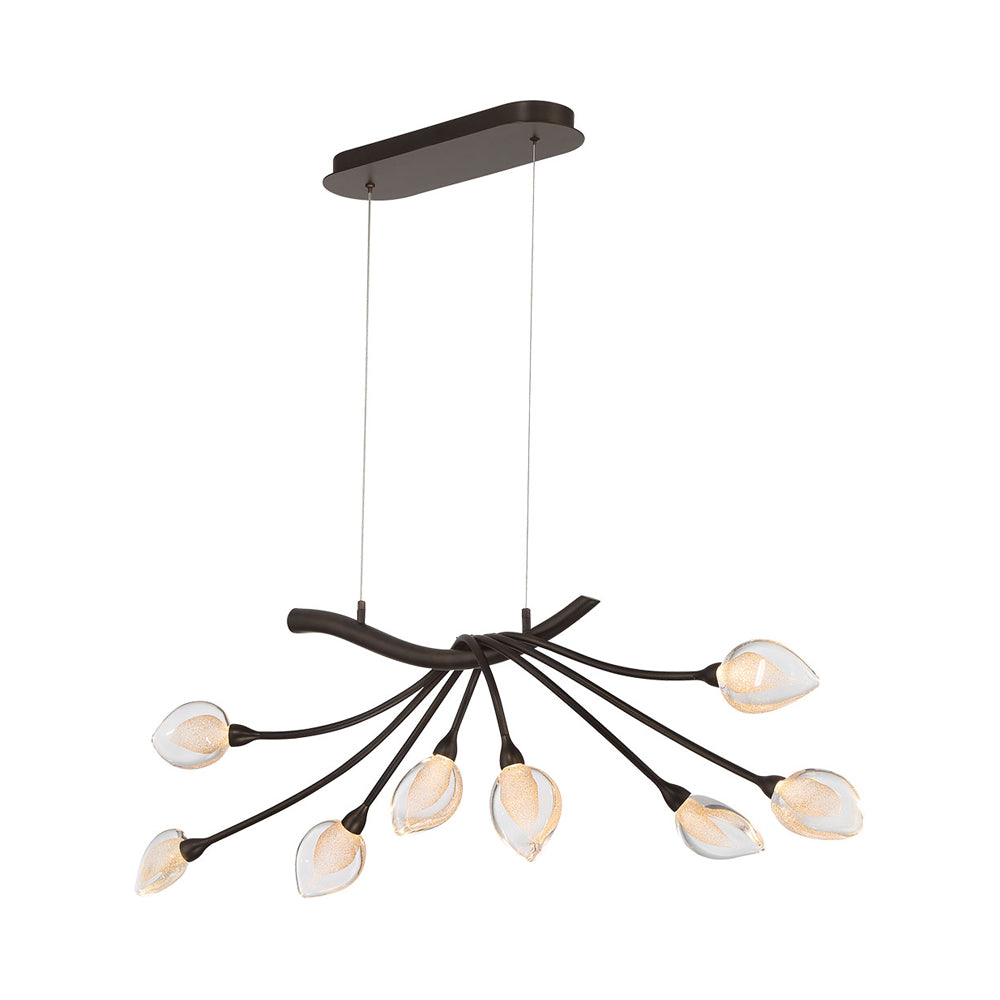 Modena Oval LED Chandelier in Detail.