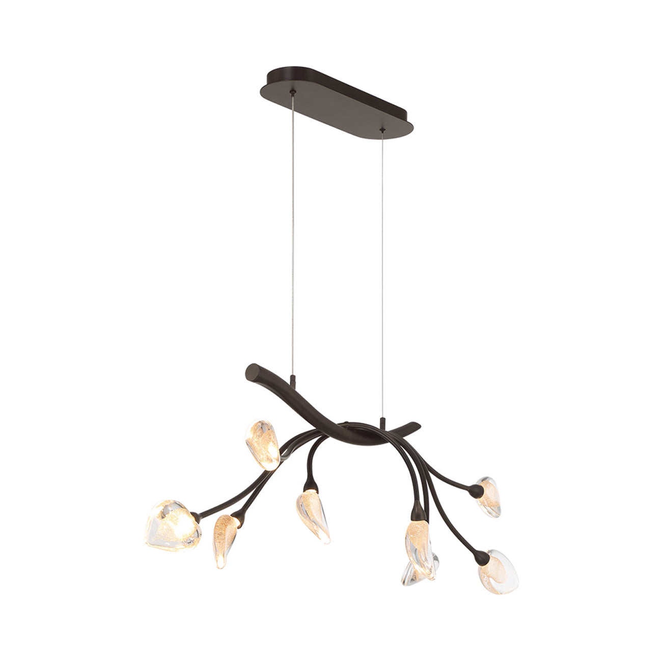 Modena Oval LED Chandelier in Detail.