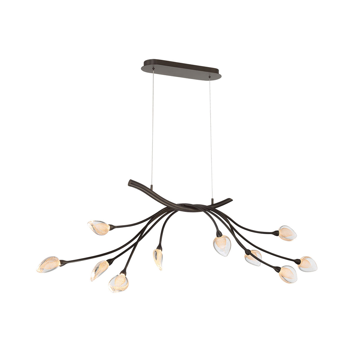 Modena Oval LED Chandelier in Detail.