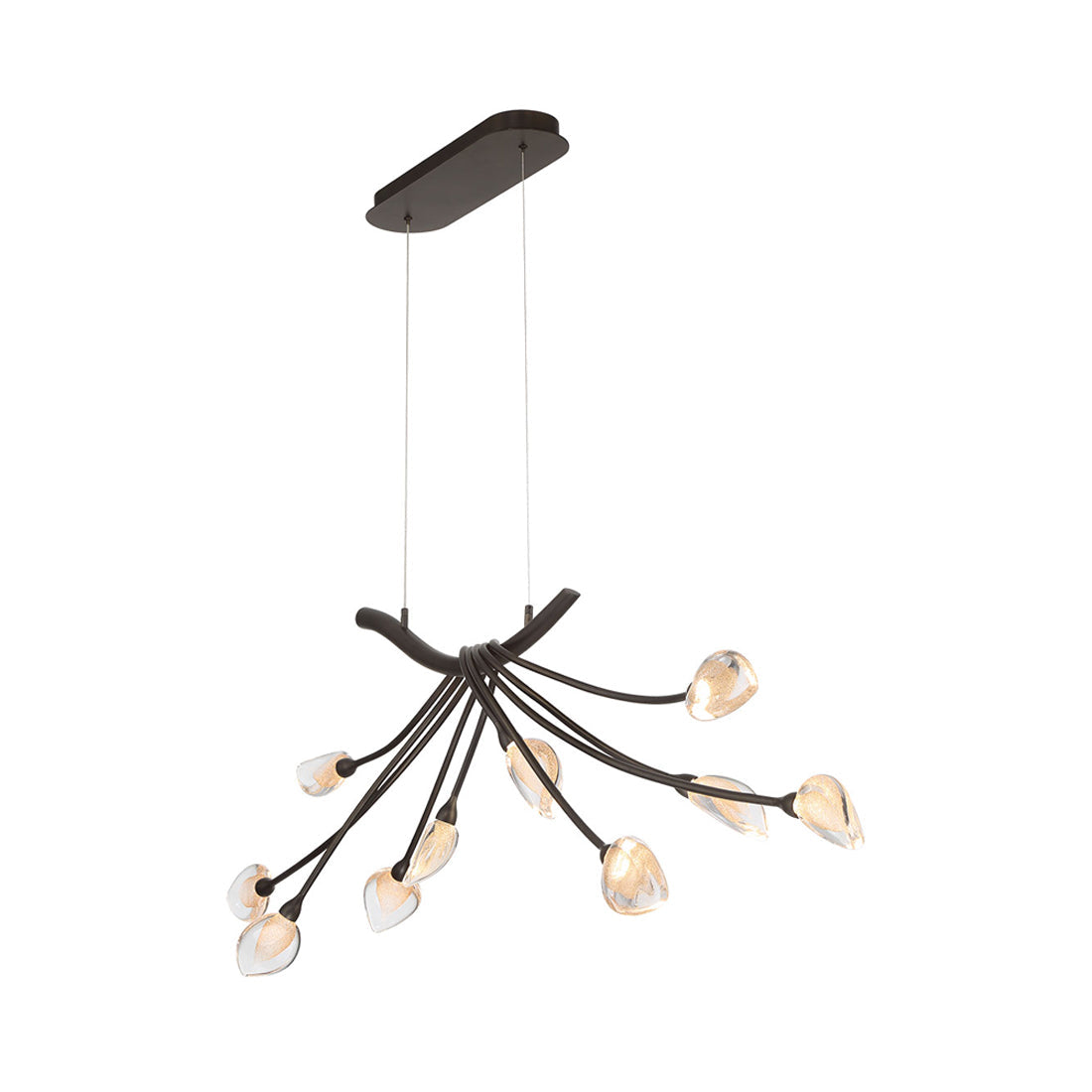 Modena Oval LED Chandelier in Detail.