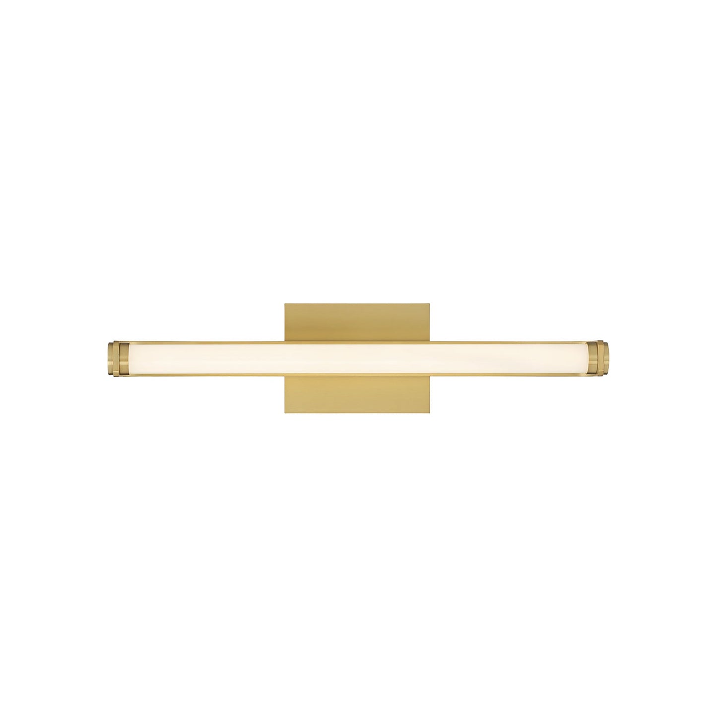 Mola LED Bath Vanity Light in Plated Brushed Gold (22-Inch).