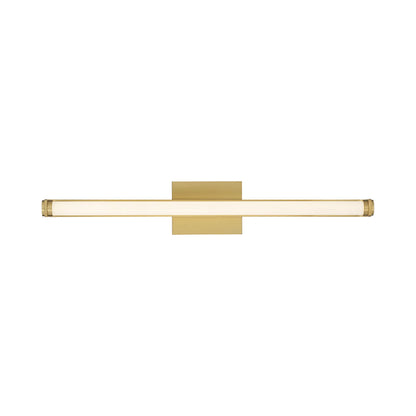 Mola LED Bath Vanity Light in Plated Brushed Gold (30-Inch).