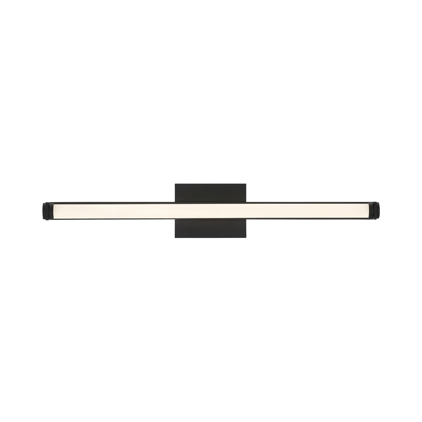 Mola LED Bath Vanity Light in Sand Black (30-Inch).