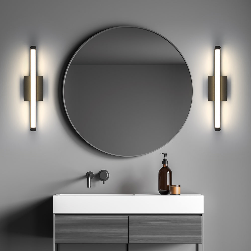 Mola LED Bath Vanity Light in bathroom.