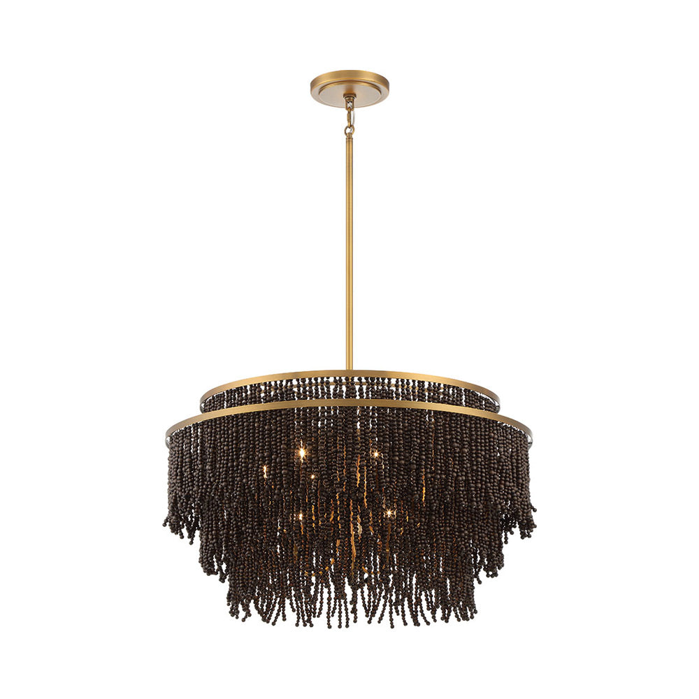 Molfetta Chandelier in Black (9-Light).