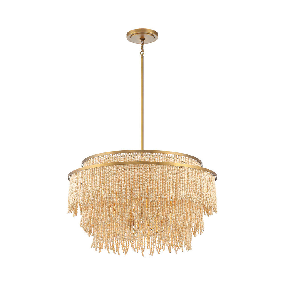 Molfetta Chandelier in Cream (9-Light).