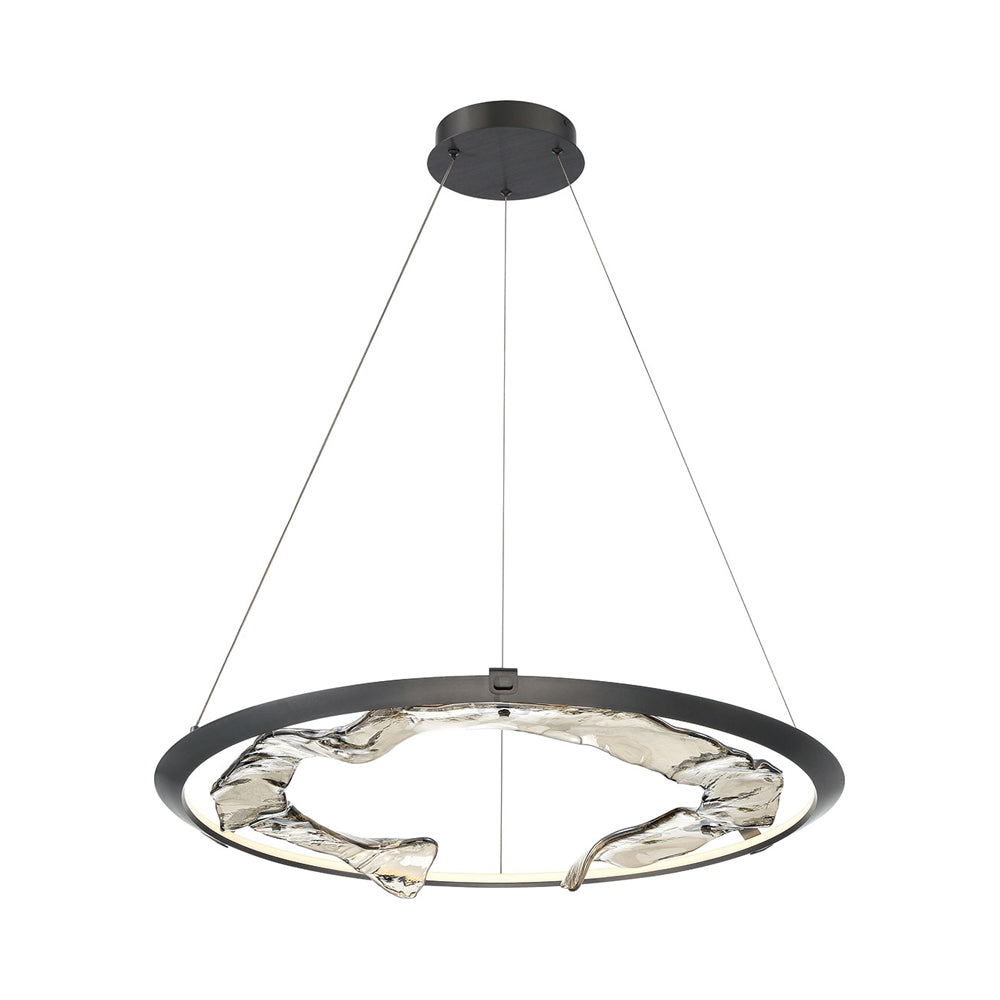 Nettuno LED Chandelier in Metallic Brushed Grey (Large).