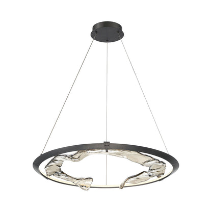 Nettuno LED Chandelier in Metallic Brushed Grey (Large).
