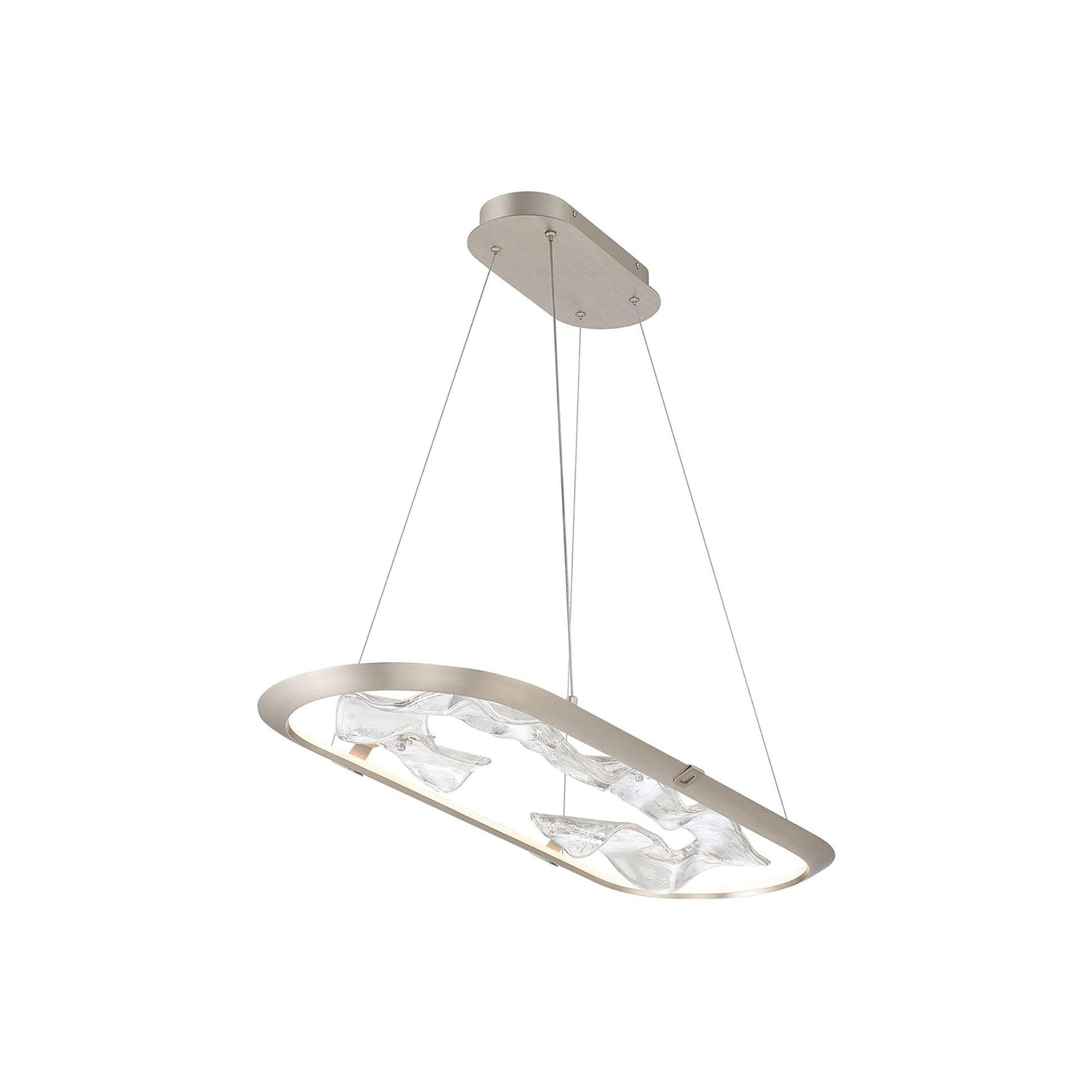 Nettuno Oval LED Chandelier in Detail.