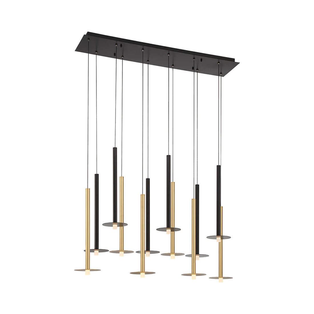 Piatto Linear LED Chandelier in Detail.