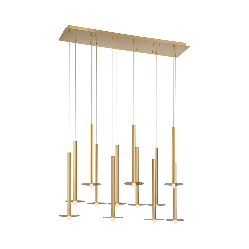 Piatto Linear LED Chandelier in Detail.