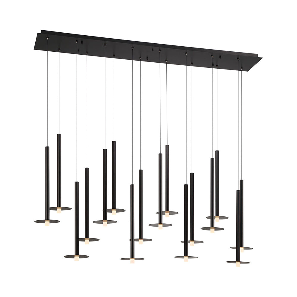 Piatto Linear LED Chandelier in Detail.