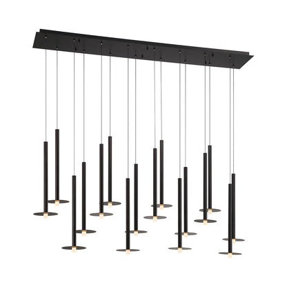 Piatto Linear LED Chandelier in Detail.