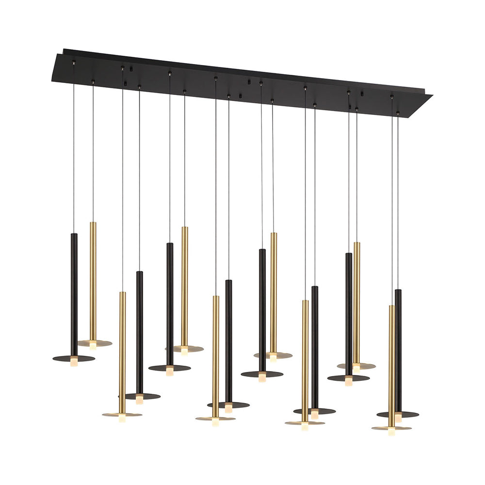 Piatto Linear LED Chandelier in Detail.