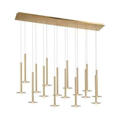 Piatto Linear LED Chandelier in Detail.