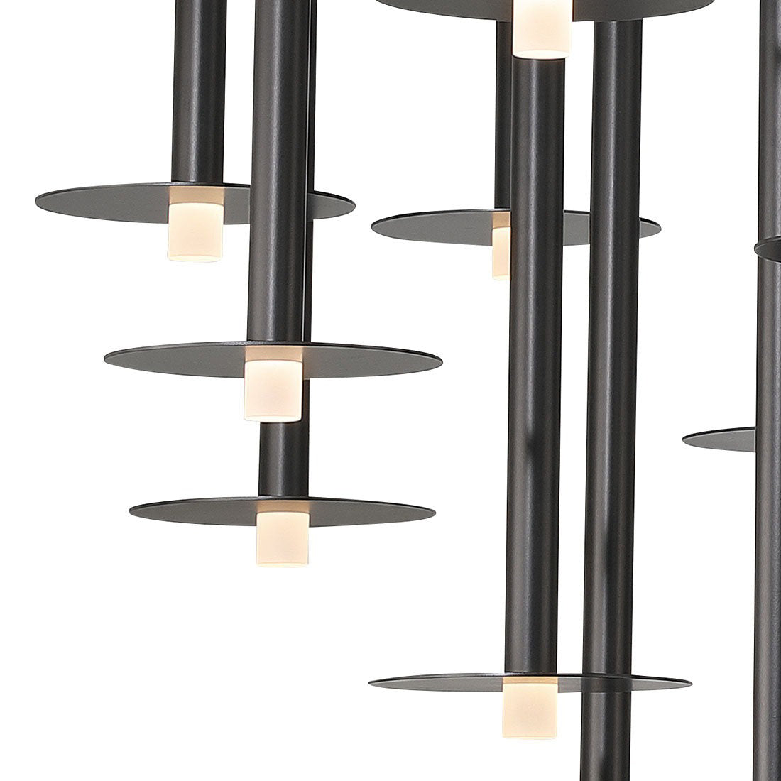 Piatto Round LED Chandelier in Detail.