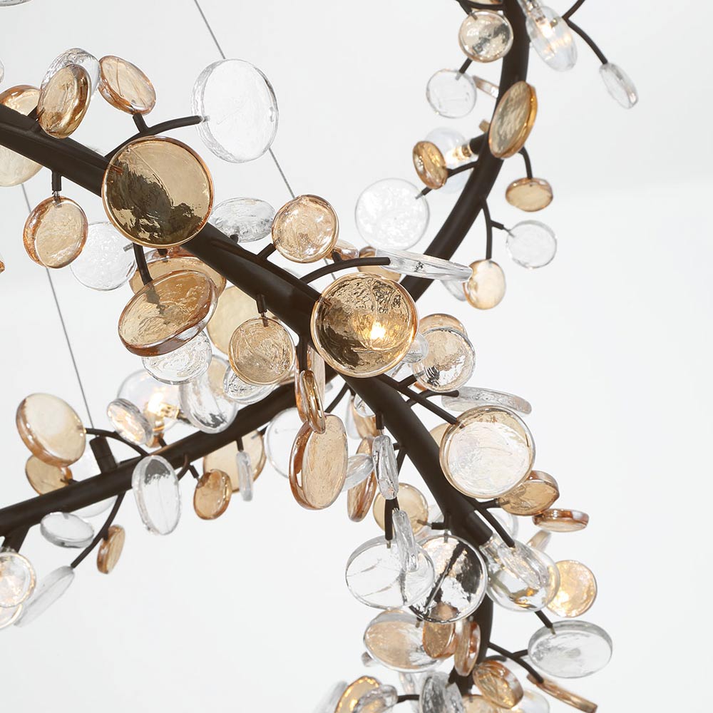 Pisa Oval Chandelier in Detail.