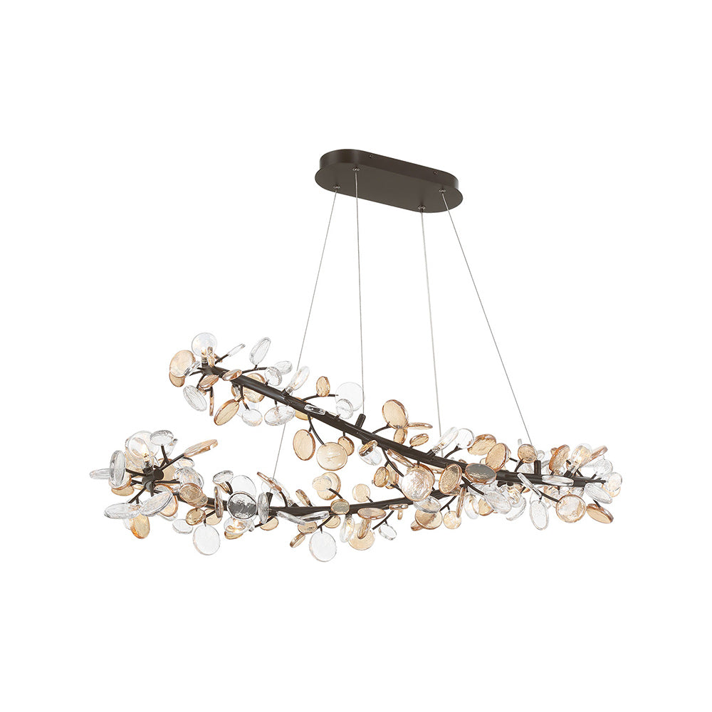 Pisa Oval Chandelier in Detail.