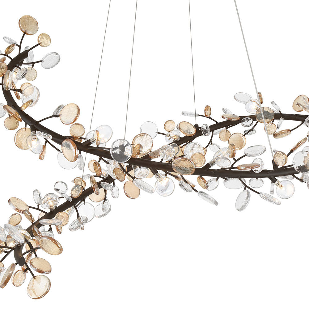 Pisa Oval Chandelier in Detail.