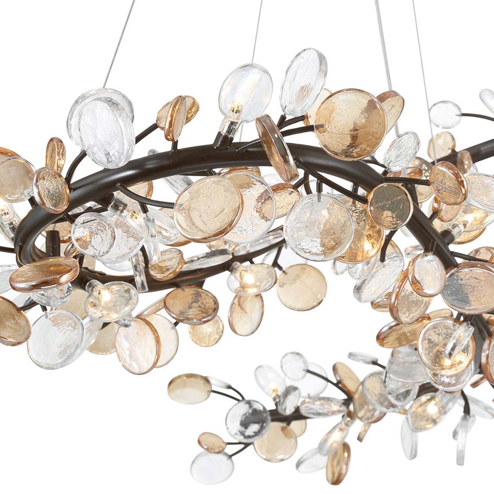 Pisa Oval Chandelier in Detail.