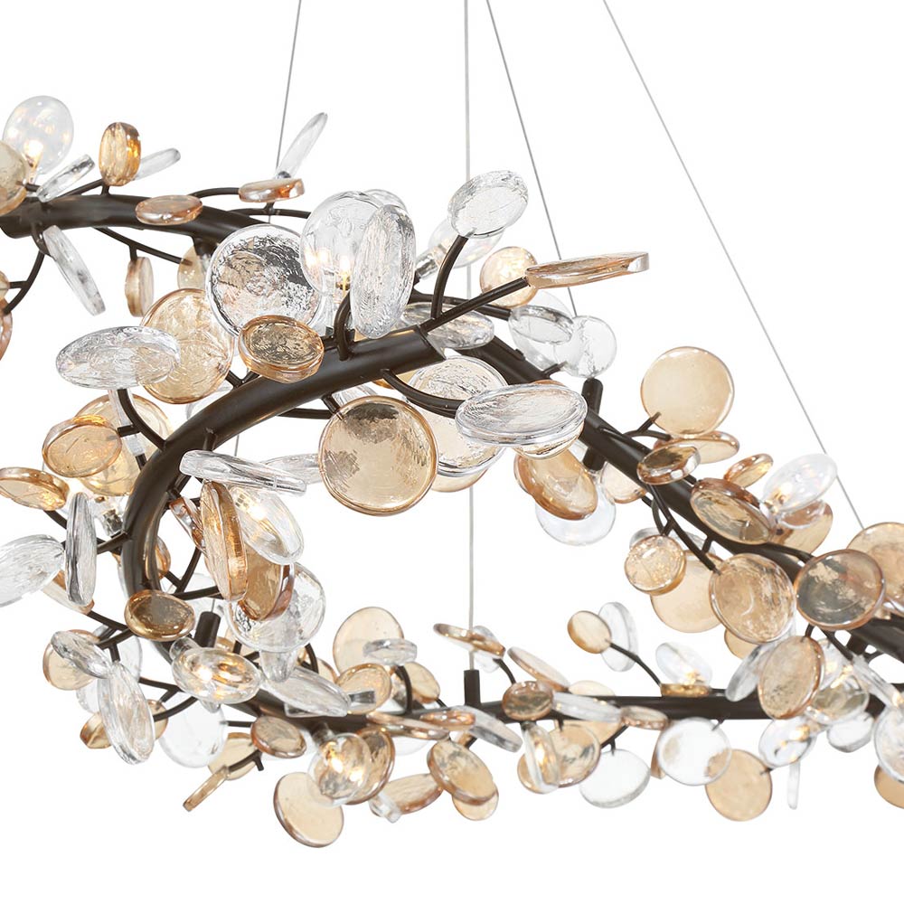 Pisa Oval Chandelier in Detail.