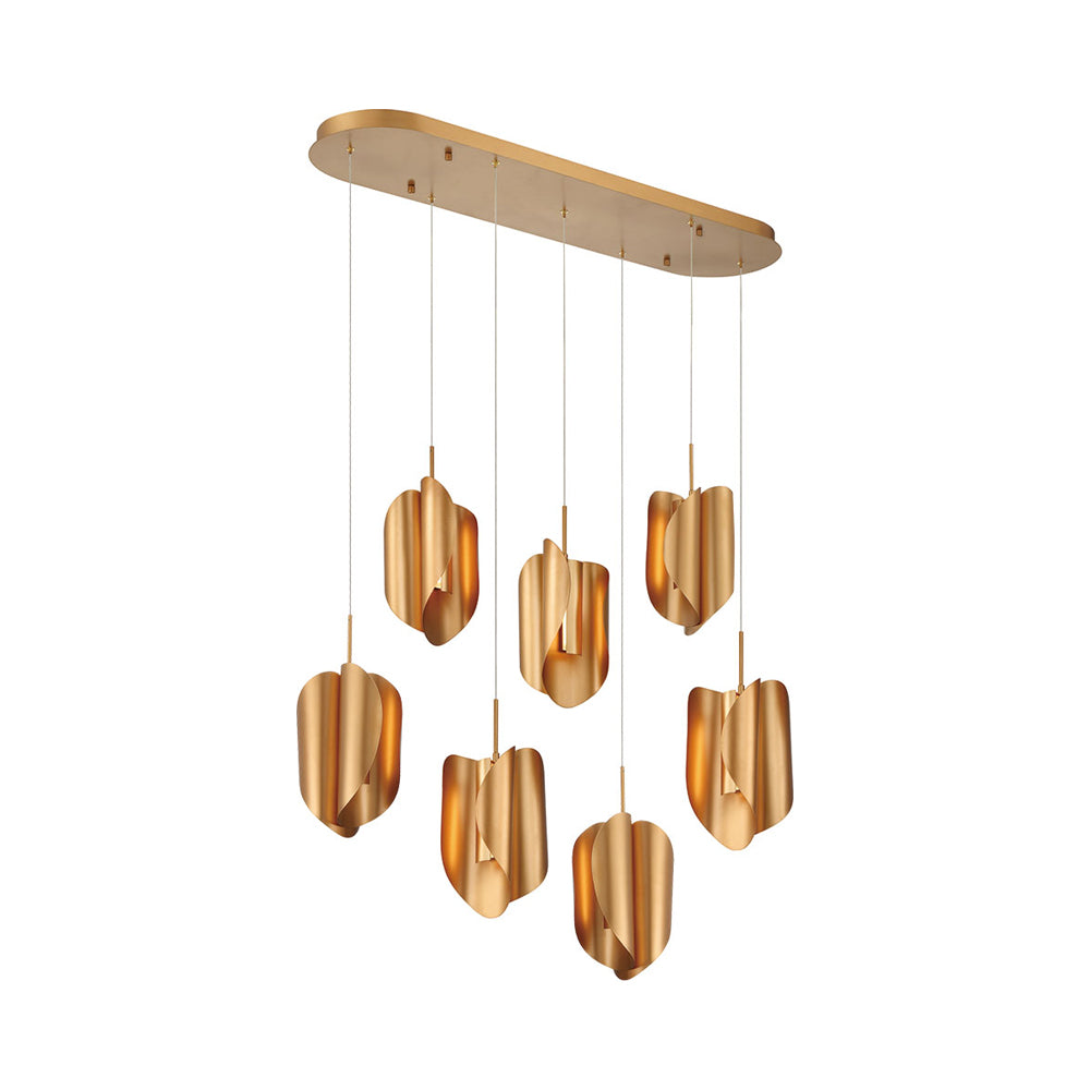 Portofino Oval LED Chandelier in Detail.