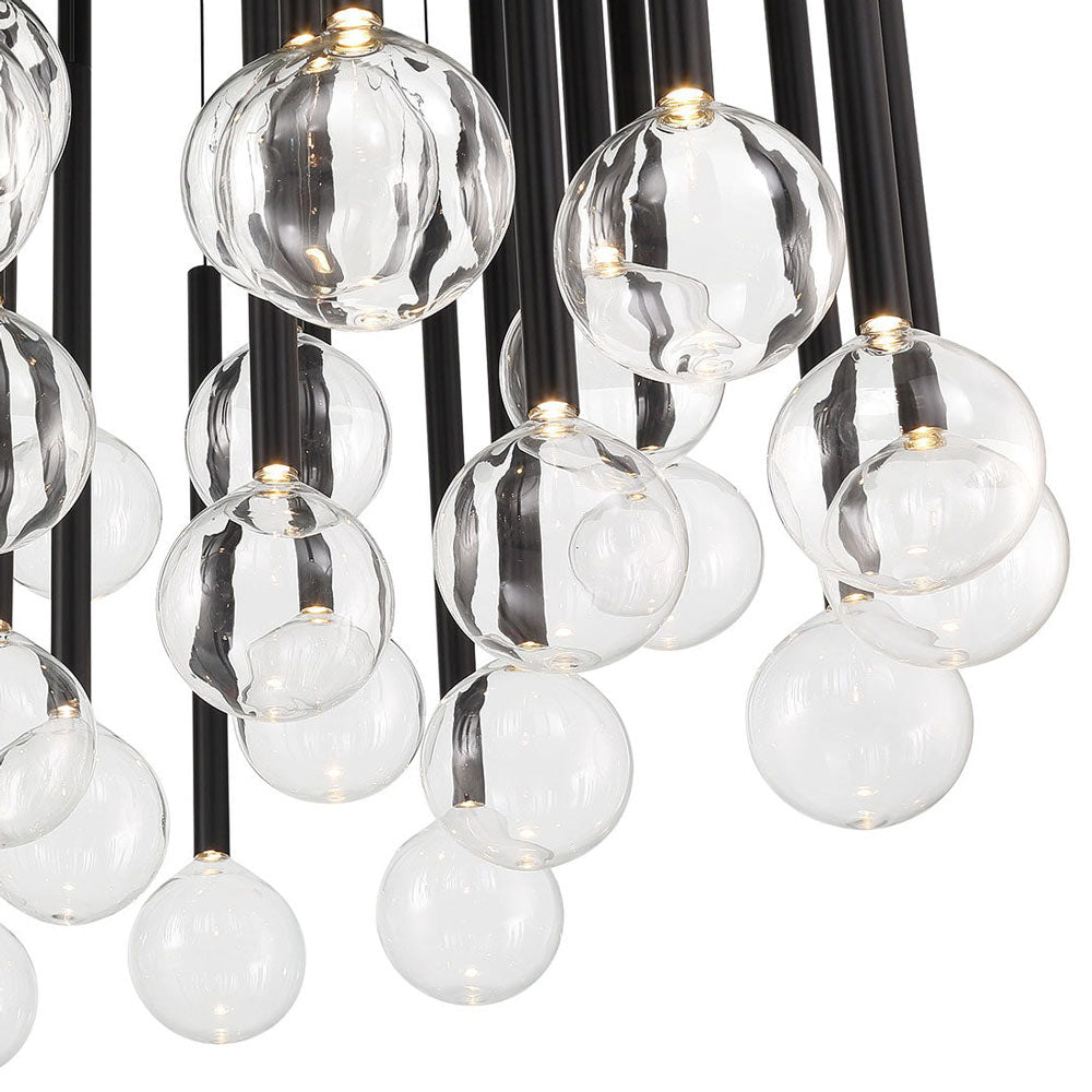 Positano Round LED Chandelier in Detail.