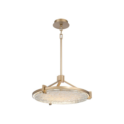 Raffinato LED Chandelier in Brushed Gold (Small).