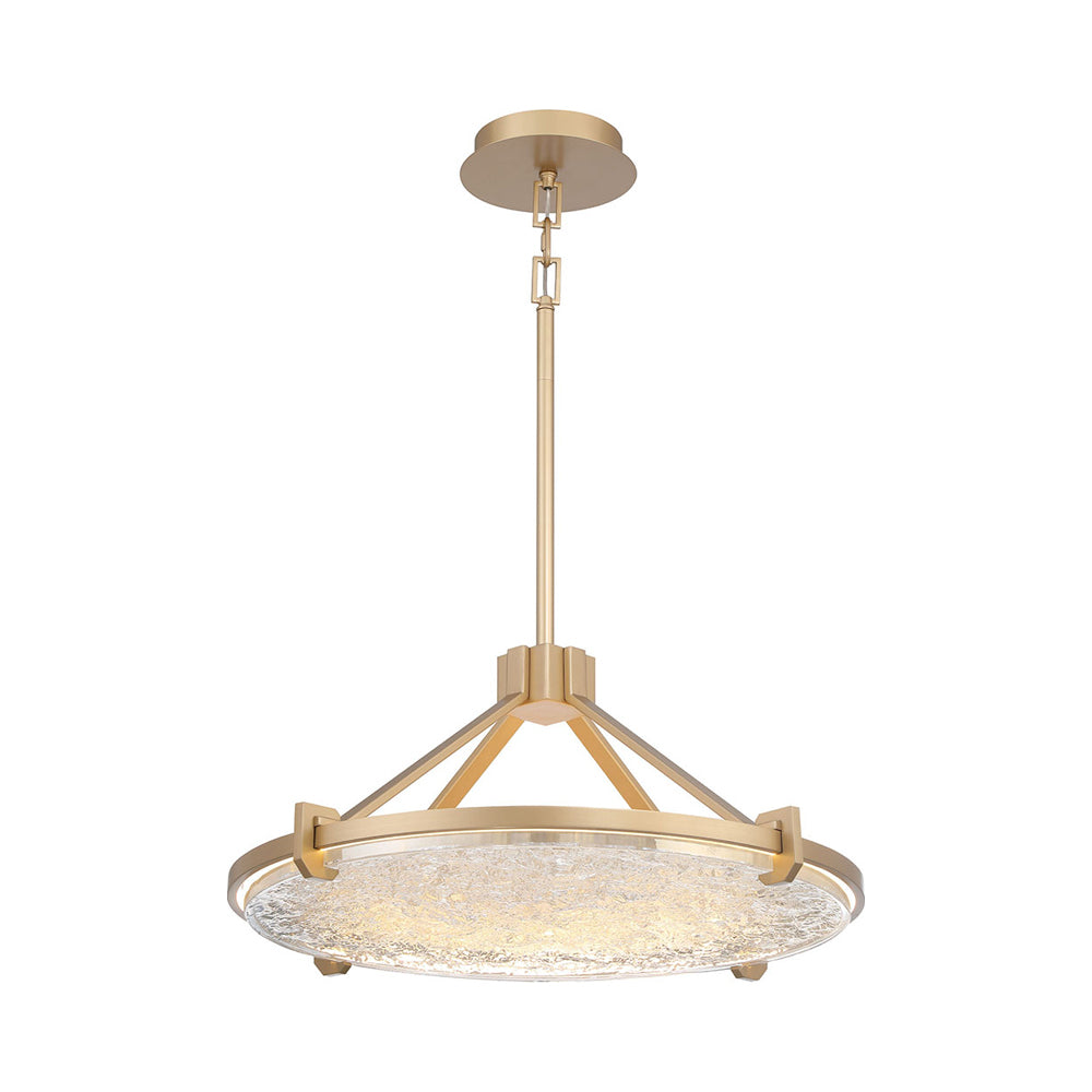 Raffinato LED Chandelier in Brushed Gold (Large).