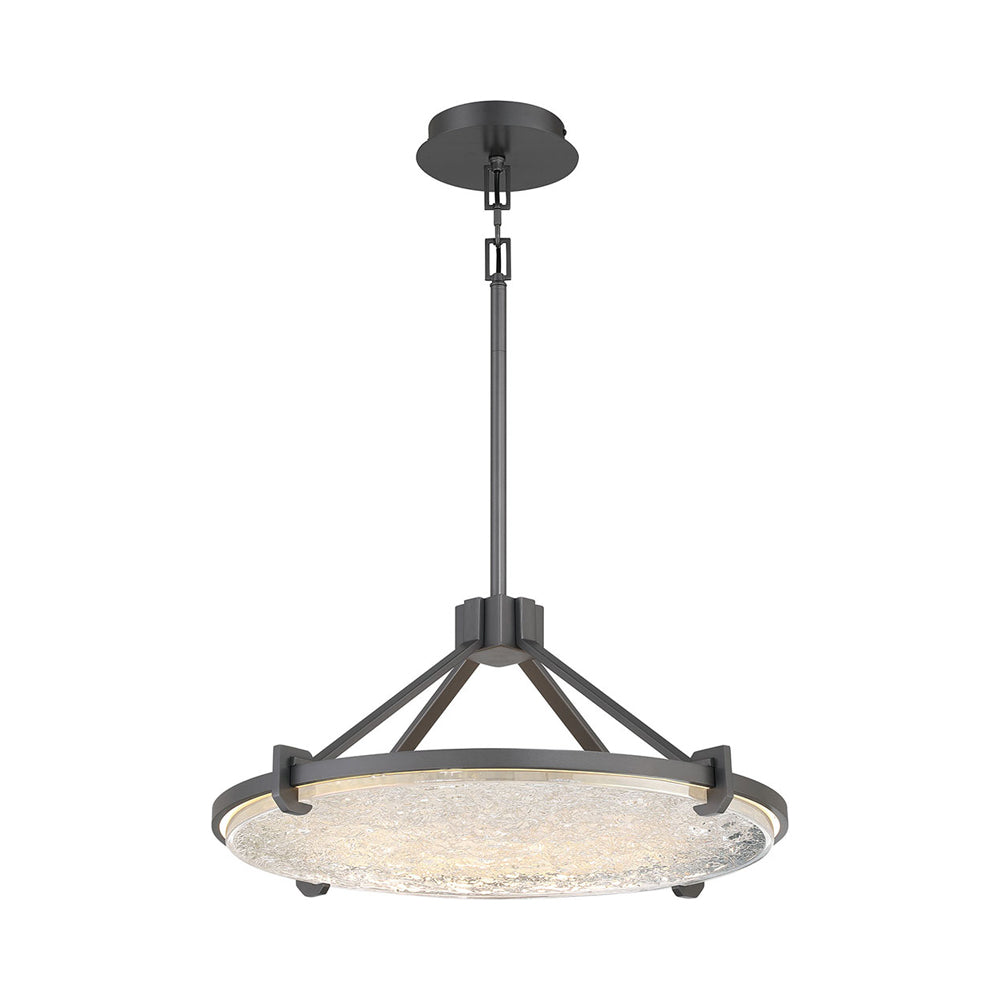 Raffinato LED Chandelier in Brushed Gunmetal (Large).