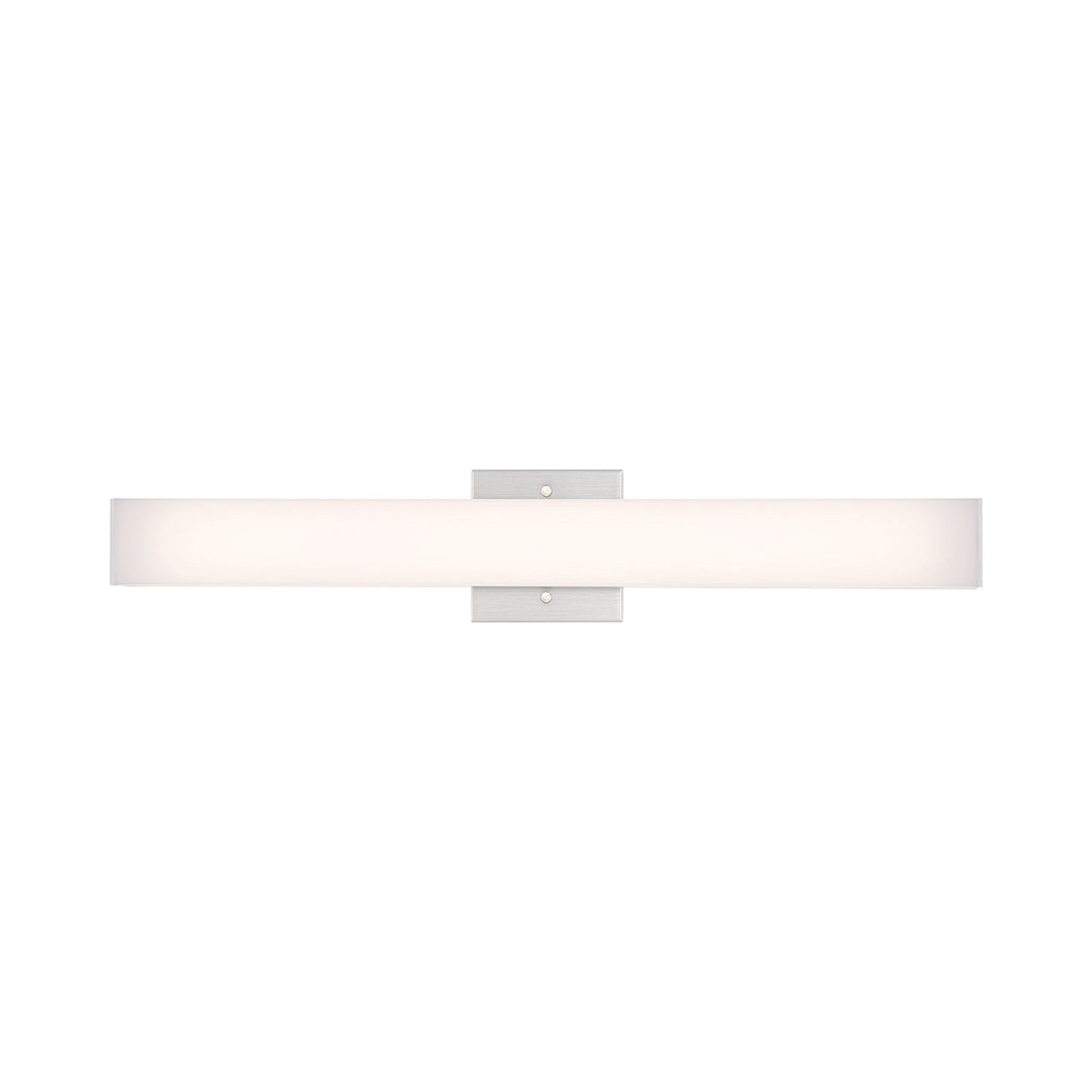 Ruvo LED Bath Vanity Light in Anodized Brushed Aluminum.