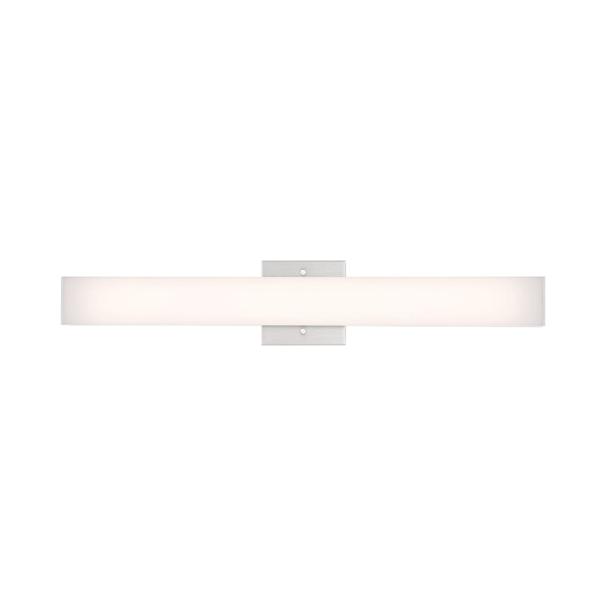 Ruvo LED Bath Vanity Light in Anodized Brushed Aluminum.