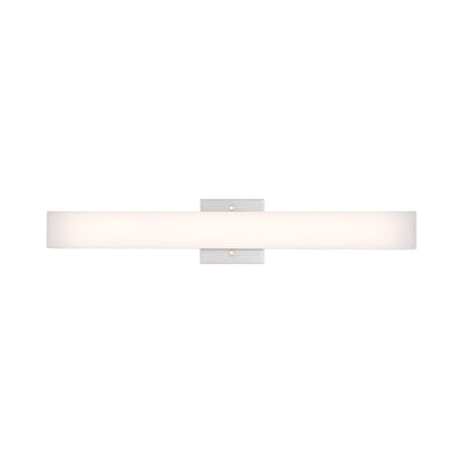 Ruvo LED Bath Vanity Light in Anodized Brushed Aluminum.