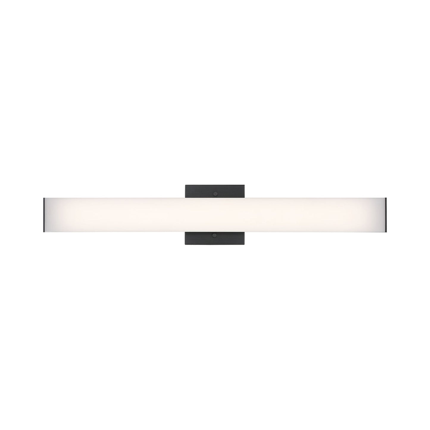 Ruvo LED Bath Vanity Light in Anodized Brushed Black.