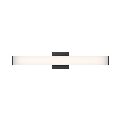 Ruvo LED Bath Vanity Light in Anodized Brushed Black.