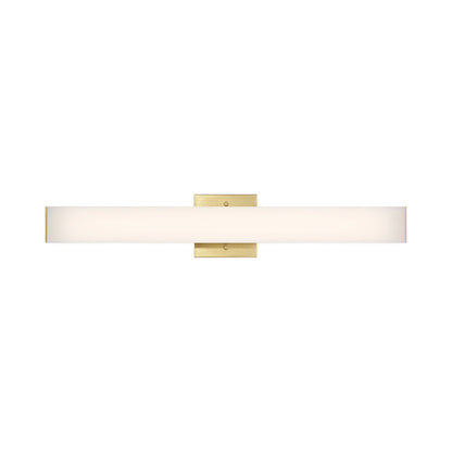 Ruvo LED Bath Vanity Light in Anodized Brushed Gold.