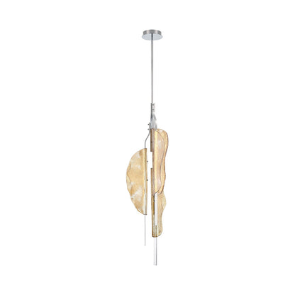 Savona LED Chandelier in Amber.