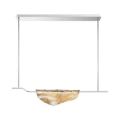 Savona Linear LED Chandelier in Amber (1-Light).