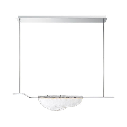 Savona Linear LED Chandelier in Clear (1-Light).