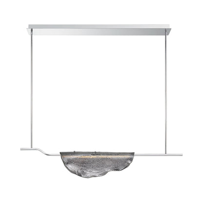 Savona Linear LED Chandelier in Smoke (1-Light).