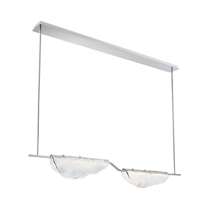 Savona Linear LED Chandelier in Detail.