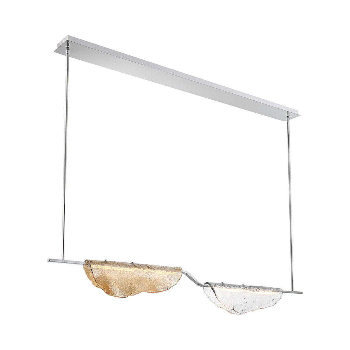 Savona Linear LED Chandelier in Detail.